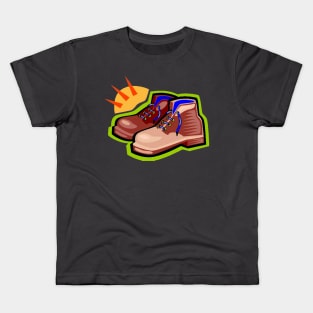 Shoes at Sunrise 90s Vibes Kids T-Shirt